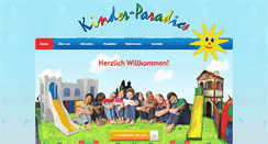 Desktop Screenshot of kinderparadies.com